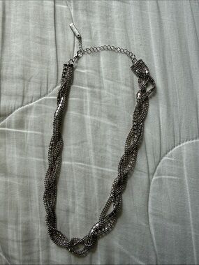 Joe Fresh Silver-Tone Twisted Multi-Chain Necklace